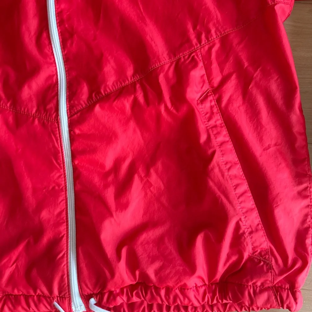COLUMBIA GIRLS MAY VALLEY FLEECE HOODED WINDBREAKER SZ XL
